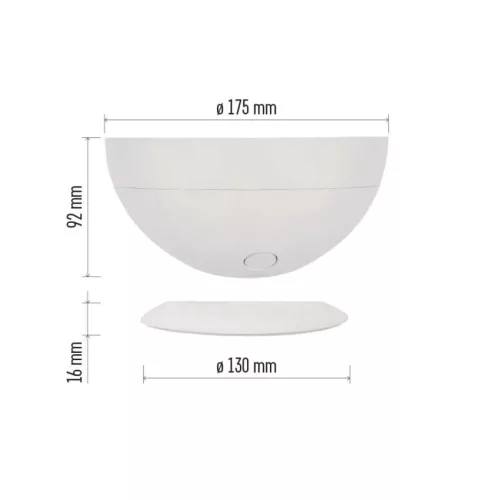 EMOS GoSmart WiFi okos LED hangulatlámpa, RGB színváltó és állítható fehér fénnyel, telefonos applikációval vezérelve