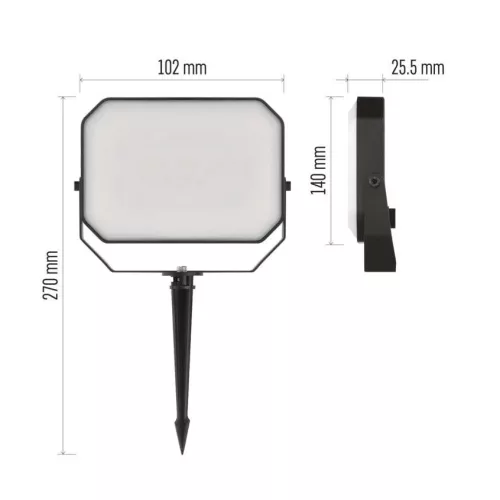 GoSmart Okos LED Reflektor Bővítő Készlet 1db RGB+CCT IP65 - EMOS