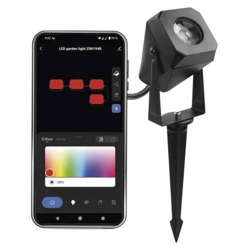 GoSmart Okos Leszúrható Kerti Spotlámpa Bővítő készlet 1db RGBIC+CCT IP65 - EMOS