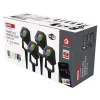 GoSmart Okos Leszúrható Kerti Spotlámpa Szett 4db RGBIC+CCT IP65 - EMOS