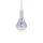 LED filament "SHAPE SMOKE" kék dekor izzó 4W E27 1800K A60