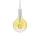 LED filament "SHAPE SMOKE" sárga dekor izzó 4W E27 1800K G95