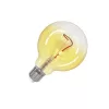 LED filament "SHAPE SMOKE" sárga dekor izzó 4W E27 1800K G95