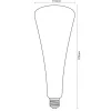 LED filament SHAPE PURPLE dekor izzó 5W E27 1800K T110