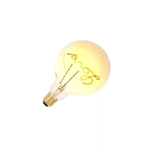 LED Dekor LOVE izzó 2W E27 2000K G125