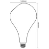 LED filament BUMPED dekor vintage izzó 4W E27 2000K ET160