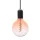 Vintage PINK/átlátszó LED filament izzó 4W E27 2000K G125