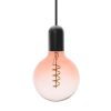 Vintage PINK/átlátszó LED filament izzó 4W E27 2000K G125