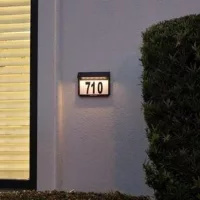 LED-es házszámok